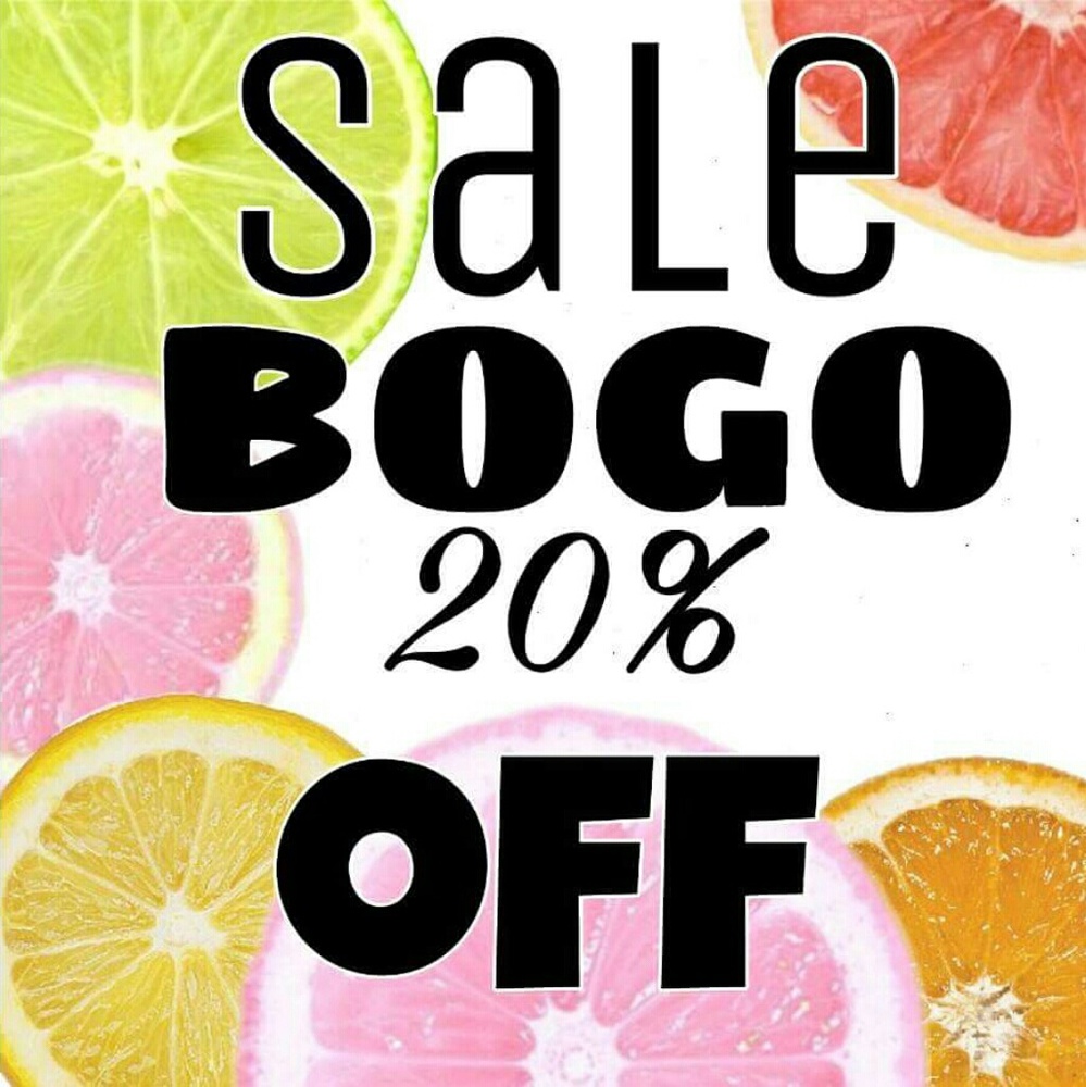 BOGO 20% off! Added discount on bundles of 3+!